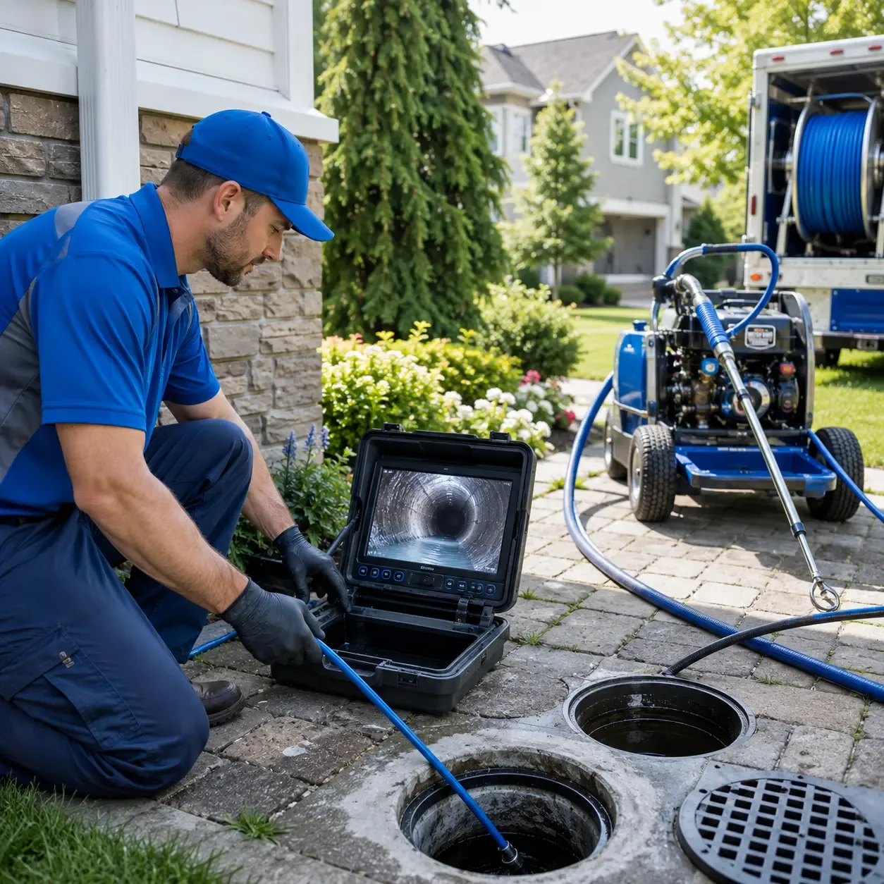 Outdoor drain cleaning professionals serving Scalf, KY